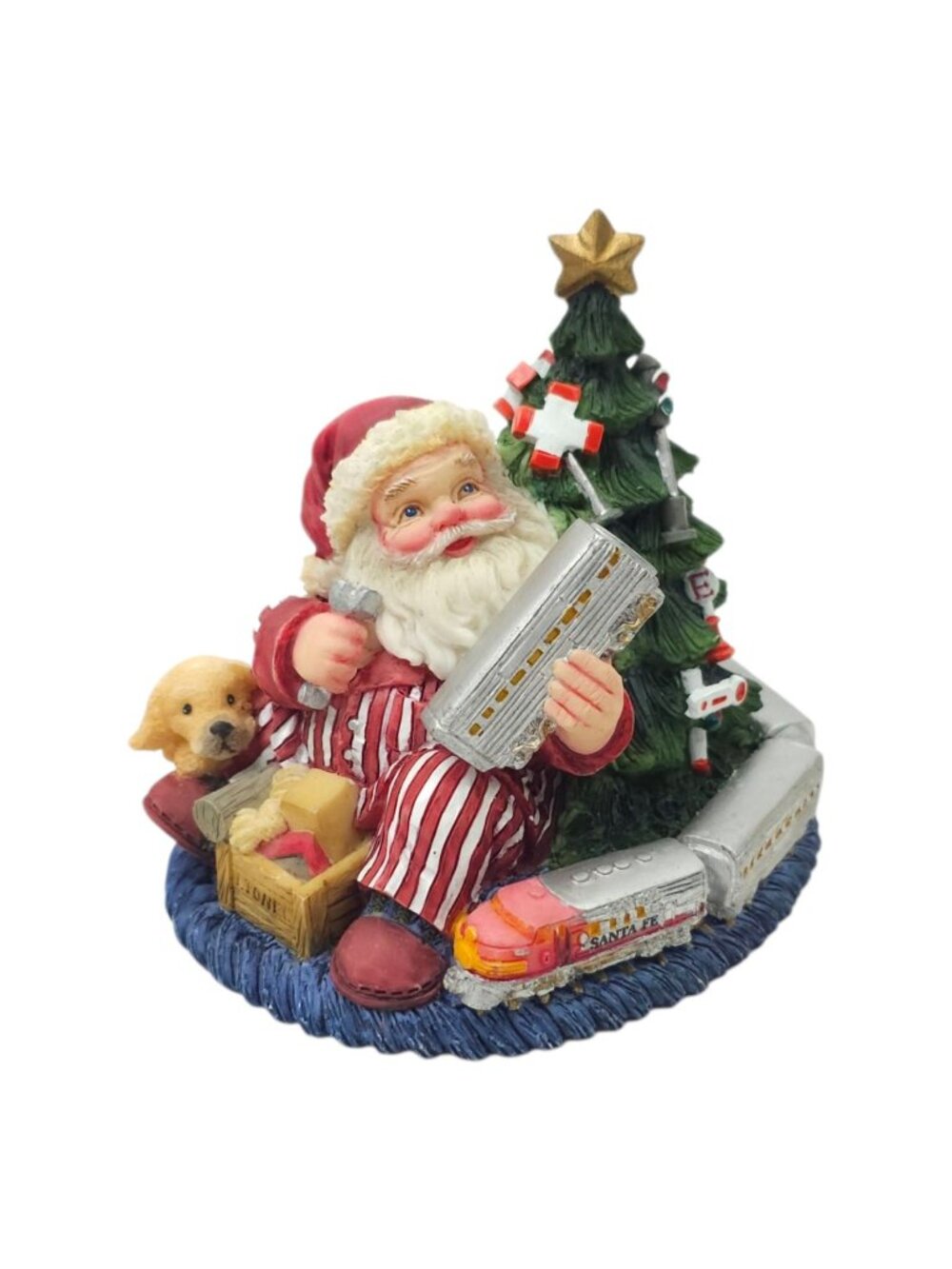 Enesco Americas Favorites Santa Lionel Santa Fe Train Christmas Figurine 548154